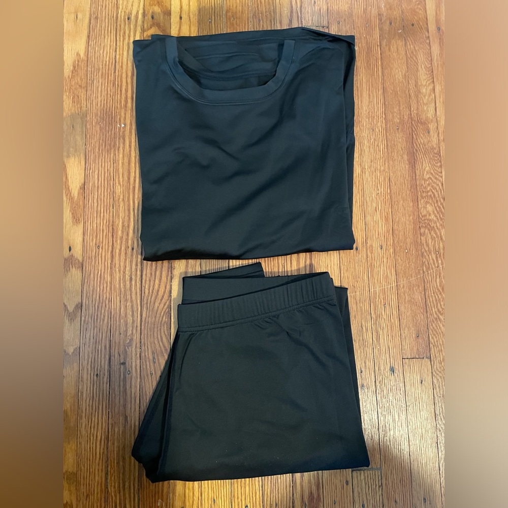 Black pants set